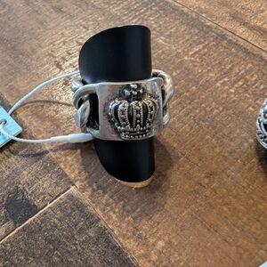 Silver Crown Men's Ring